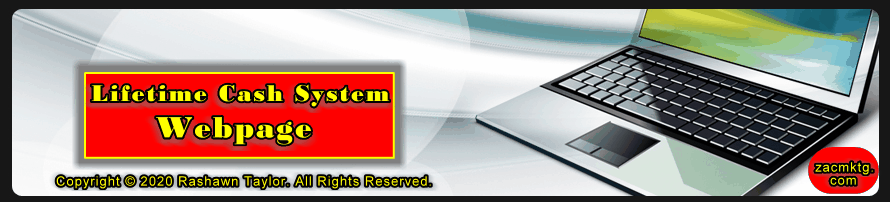Lifetime Cash System Webpage