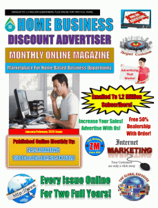 Home Business Discount Advertiseer January/February 2025